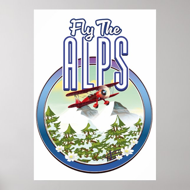 Fly The Alps Poster (Front)