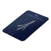 Fly The Concorde Travel poster
