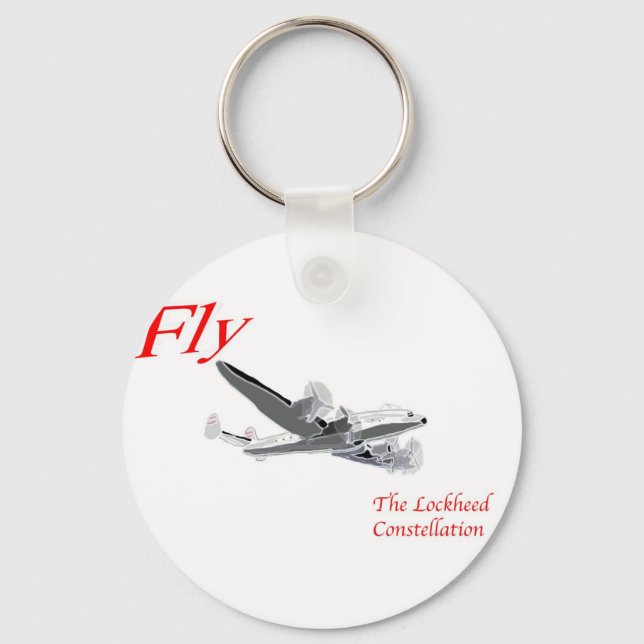 Fly the Lockheed Constellation Keychain (Front)