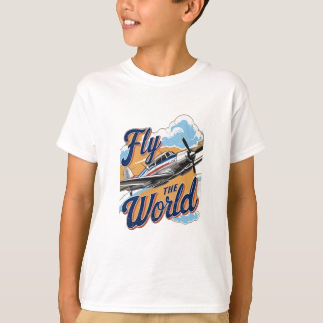 Fly the World T-Shirt (Front)