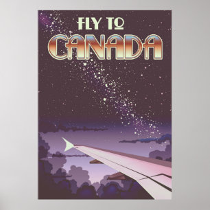 Fly To Canada Poster