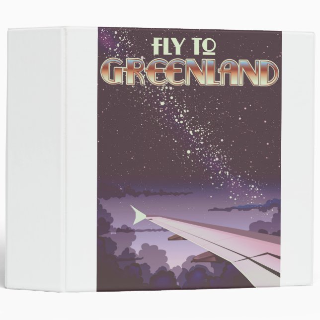 Fly To Greenland Binder (Front/Spine)