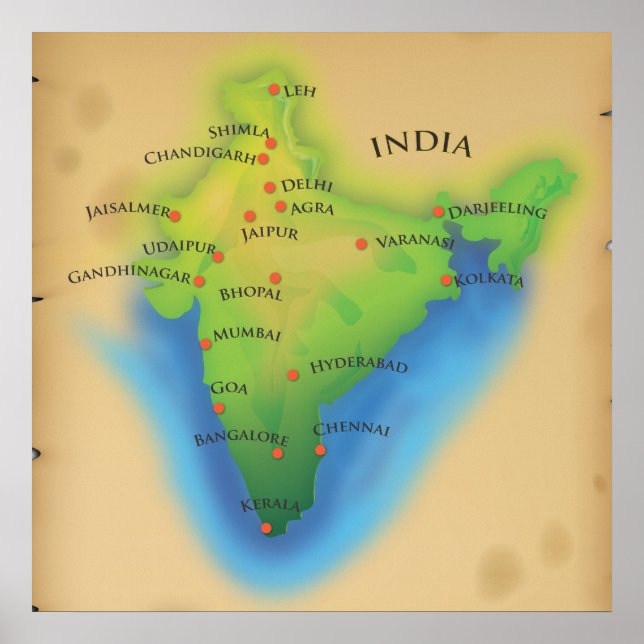 Fly To India Poster (Front)