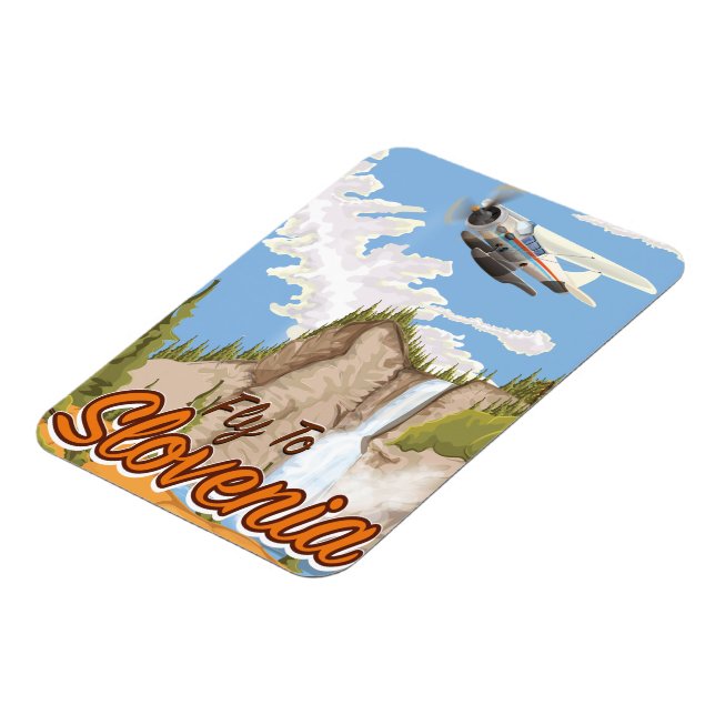 Fly To Slovenia Magnet (Left Side)