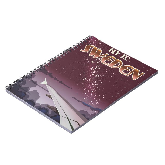 Fly to Sweden Notebook (Left Side)