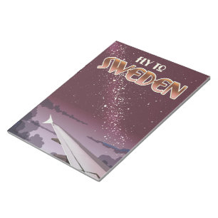 Fly to Sweden Notepad