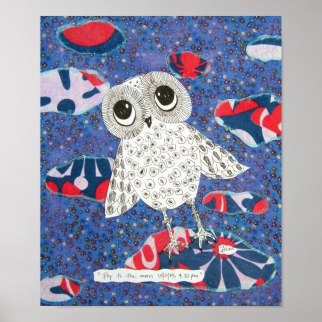 Fly To The Moon Poster (Front)