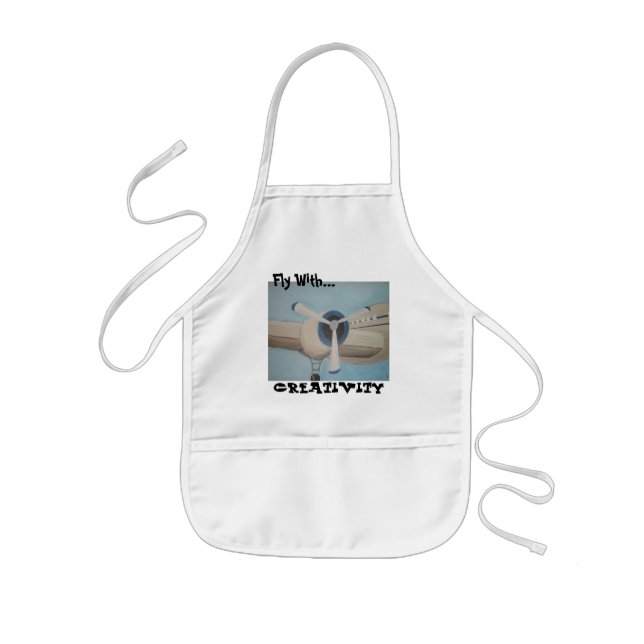 Fly With Creativity Art Kid's Apron (Front)