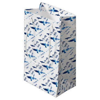 Fly with eagles small gift bag