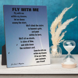 FLY WITH ME   PLAQUE