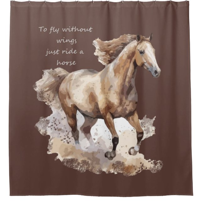 Fly Without Wings Just Ride a Horse Custom (Front)