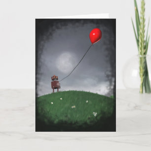 Fly Your Little Red Baloon Card