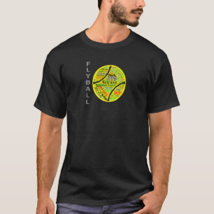 Flyball Dog Flyball sport word cloud T-Shirt