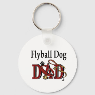 Flyball Dog Gifts Keychain