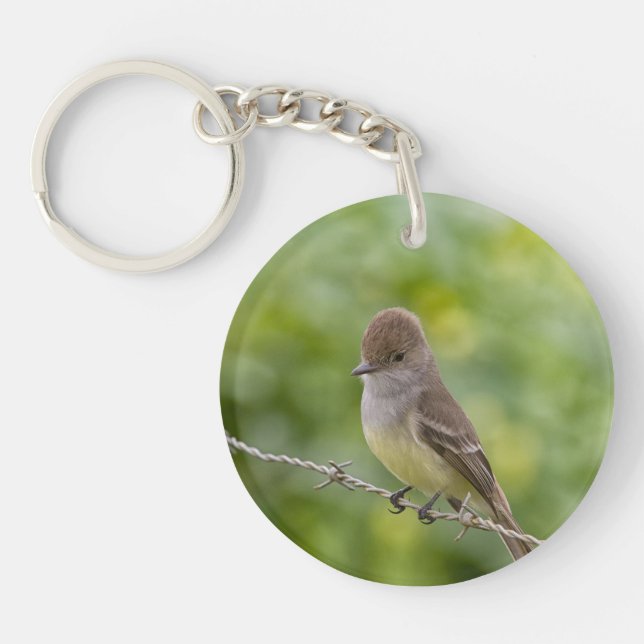 Flycatcher Keychain (Front)