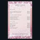 Flyer<br><div class="desc">Modern,   glitter,  salon,  price list flyer. Edit your product in a few minutes by adding your data. You can change the font/colour/position by "further personalization".</div>