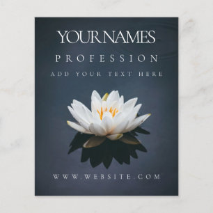 FLYER : BUSINESS PROMOTION : LOTUS ON WATER