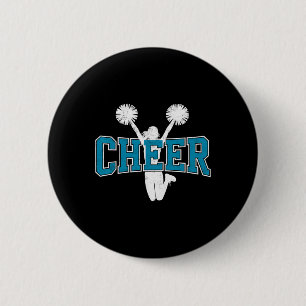 Flyer Cheer Leader Cheerleading Team Cheerleader G 2 Inch Round Button