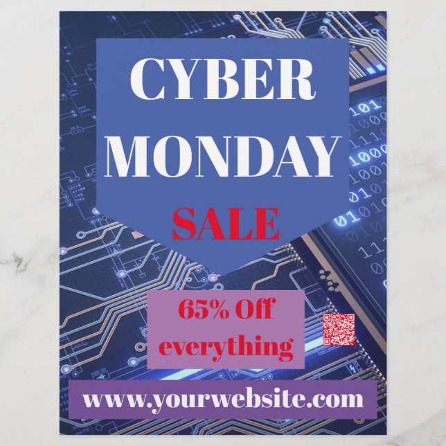 Flyer - Cyber Monday Sale (Front)