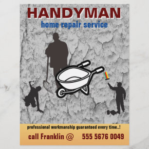 Flyer de service de bricolage pour petites entrepr