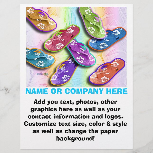 Flyer - Flip Flops (Front)