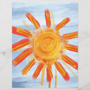 Flyer, Sunshine Painting Flyer