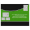 Flyer template black white green corporate office