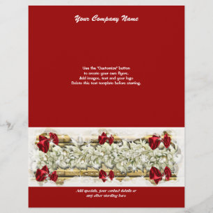 Flyer template Christmas promotions marketing