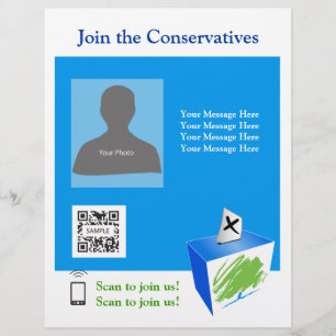 Flyer Template Conservative Party