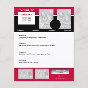 Flyer template - create your own 4.5"x5.6"