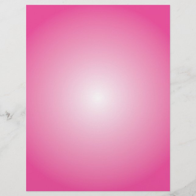 Flyer Template: Radial Gradient: Pink (Front)