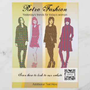 Flyer Template Retro Fashion
