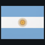 Flyer with Flag of Argentina<br><div class="desc">Add a touch of Argentine pride to your promotional materials with our exclusive flyer featuring the flag of Argentina! Crafted with meticulous attention to detail, this flyer is more than just a promotional tool; it’s a celebration of Argentina’s heritage and cultural pride. The elegant design prominently displays the iconic Argentine...</div>