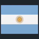 Flyer with Flag of Argentina<br><div class="desc">Add a touch of Argentine pride to your promotional materials with our exclusive flyer featuring the flag of Argentina! Crafted with meticulous attention to detail, this flyer is more than just a promotional tool; it’s a celebration of Argentina’s heritage and cultural pride. The elegant design prominently displays the iconic Argentine...</div>