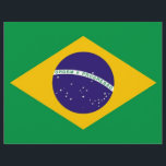 Flyer with Flag of Brazil<br><div class="desc">Capture attention with our exclusive flyer featuring the flag of Brazil! Crafted with meticulous attention to detail, this flyer is more than just a promotional tool; it’s a celebration of Brazil’s vibrant culture and national pride. The striking design prominently displays the iconic Brazilian flag, making this flyer a unique and...</div>