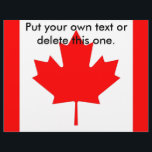 Flyer with Flag of Canada<br><div class="desc">Add a touch of Canadian pride to your promotional materials with our exclusive flyer featuring the flag of Canada! Crafted with meticulous attention to detail, this flyer is more than just a marketing tool; it’s a celebration of Canada’s heritage and cultural pride. The eye-catching design prominently displays the iconic Canadian...</div>