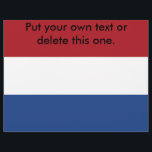 Flyer with Flag of Netherlands<br><div class="desc">Promote your events or announcements with our eye-catching flyer featuring the flag of the Netherlands! Crafted with vibrant colours and striking designs, this flyer is more than just a promotional tool; it’s a celebration of Dutch culture and identity. The prominent display of the Netherlands flag makes this flyer a unique...</div>