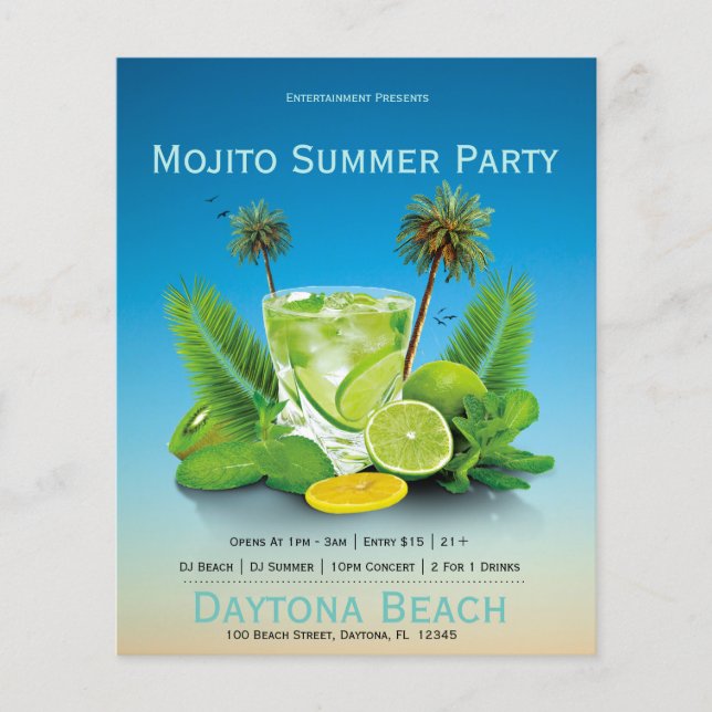 Flyers Mojito Summer Concert (Devant)