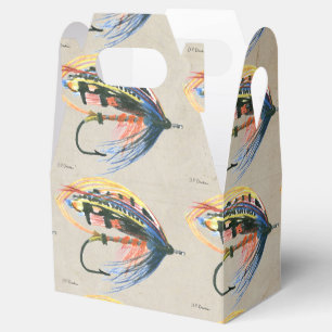 FlyFishing Lure Art Salmon Fly Lure Favor Box