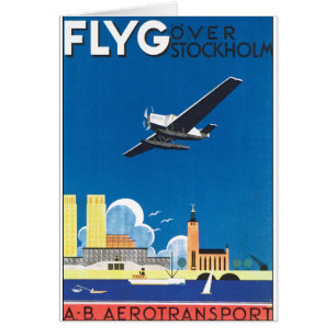 Flyg au-dessus de Stockholm