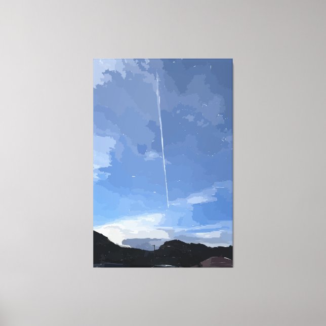 Flyin High Stretched Canvas Print (Front)