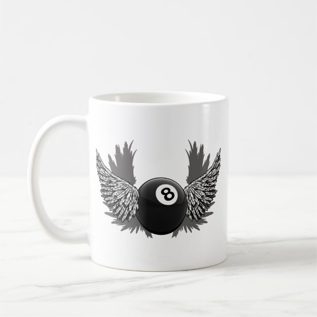 Flying 8Ball Mug (Left)