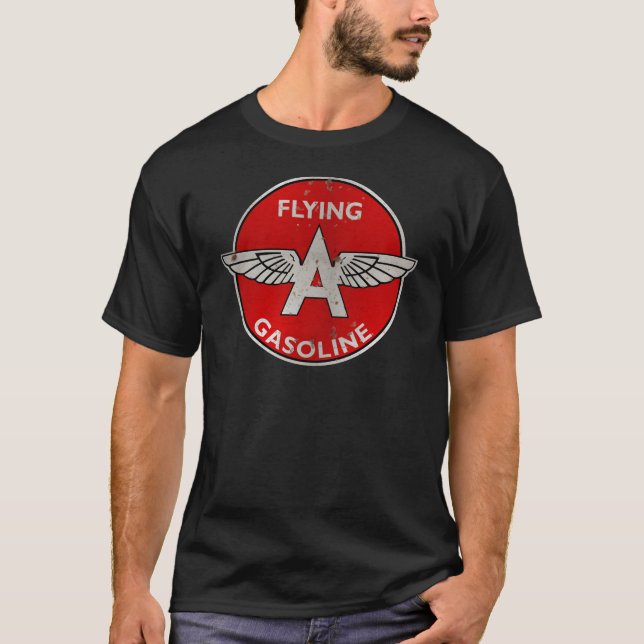 Flying A Gasoline rusted version T-Shirt (Front)