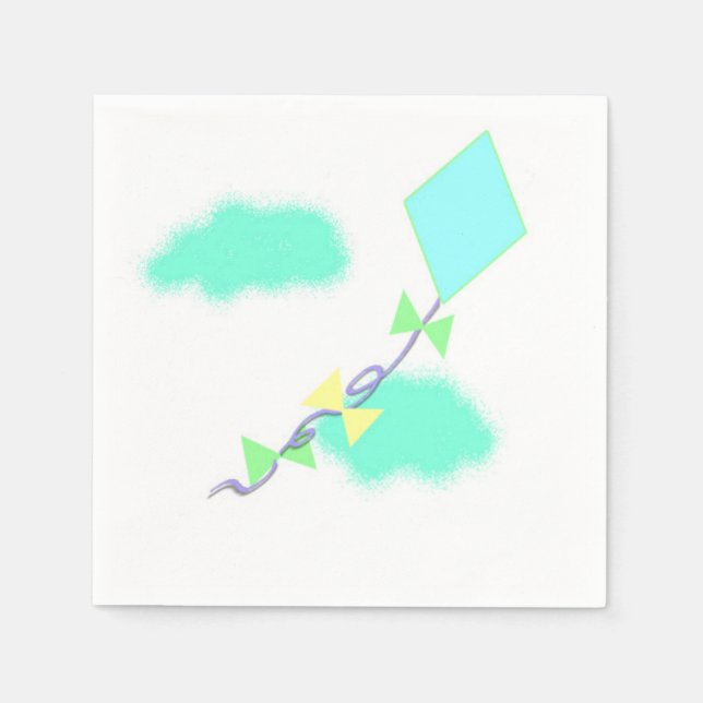 Flying a Kite Napkin (Front)