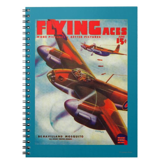 Flying Aces Magazine Cover 5 Notebook (Front)