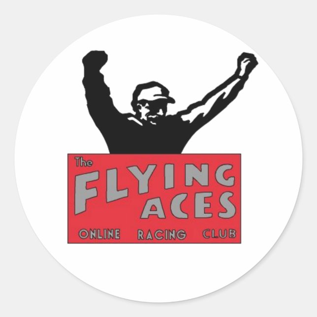Flying Aces Transparent Sticker (Front)