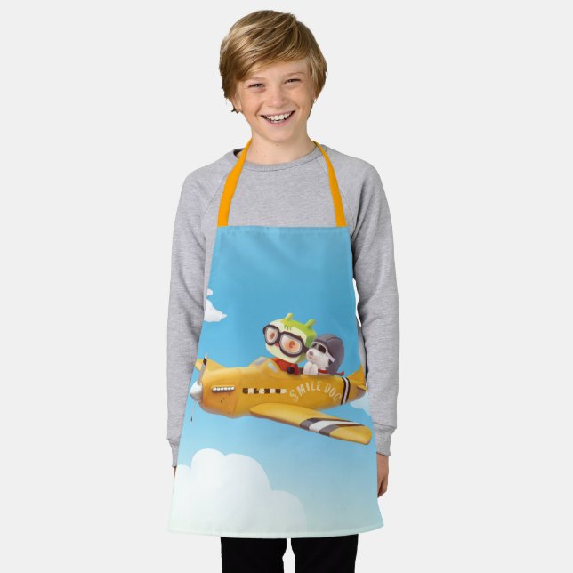 Flying Adventure with Dog Apron (Worn)