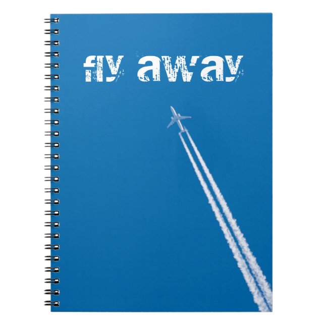 Flying airplane notebook (Front)