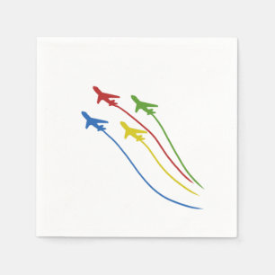 Flying Airplanes Funny Aviation Aircraft Pilot Napkin