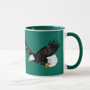 Flying American Eagle Coffee Mug